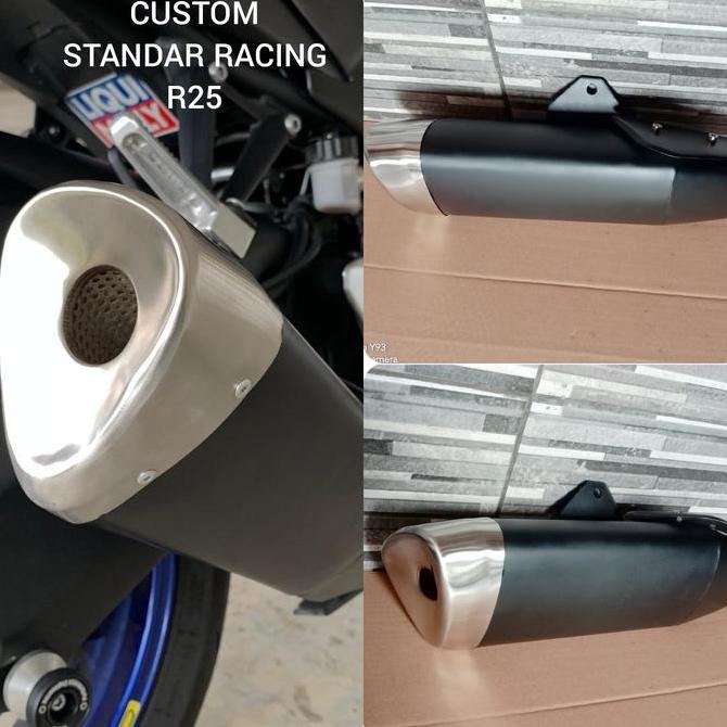 knalpot standar racing custom R 25 pnp byson vixion r15 cb150 cbr150 Original