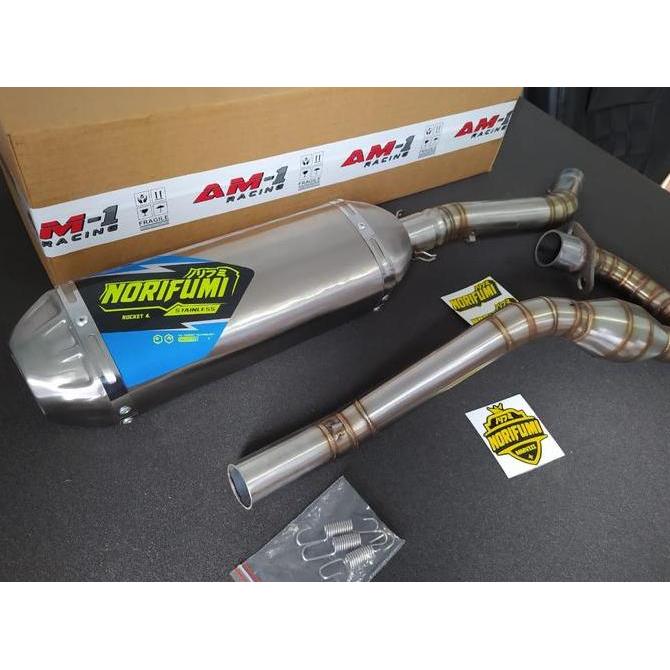 Knalpot Racing Norifumi Roket Rocket 4 Trabas Crf 250 Rally Klx 230 Original