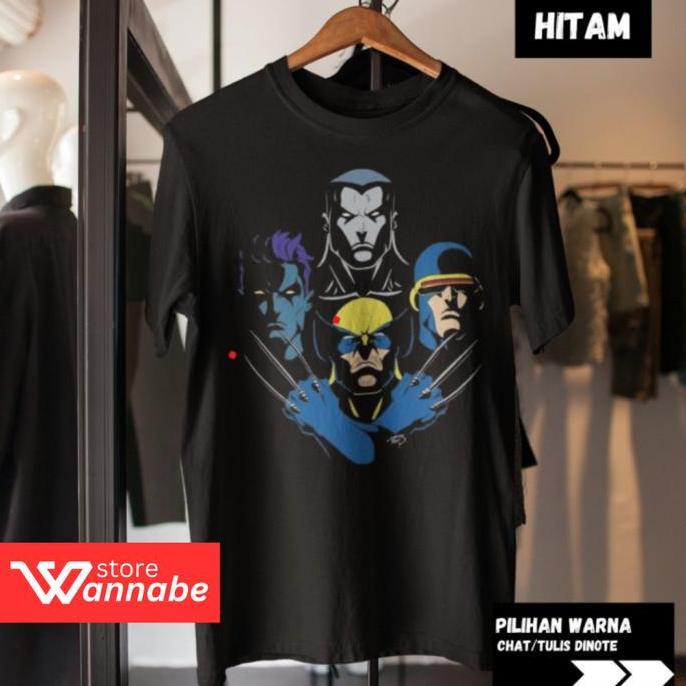 DF83 }} Kaos SUP3RH3RO XMAN 24 SIZE S 7XL Bigsize Jumbo Dan Kaos Anak umur 2 13 Tahun Ready Kaos Pre