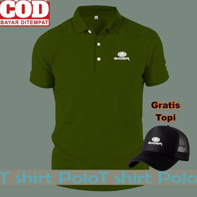 DF360>> Baju Polo Pria ( gratis topi ) polo distro EGR USA White / polo distro pria / kaos polo / po