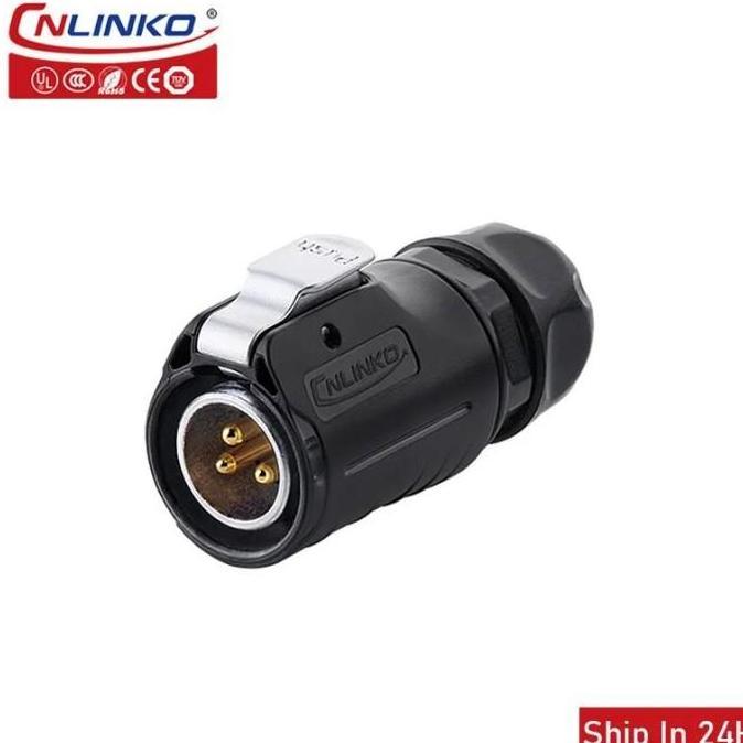 Promo Sale Cnlinko Lp20 3Pin Industrial Ip67 Waterproof Plug Socket Power Ca Cod