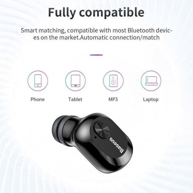 BASEUS Encok W01 True Wireless Earphone TWS Bluetooth Handsfree Original