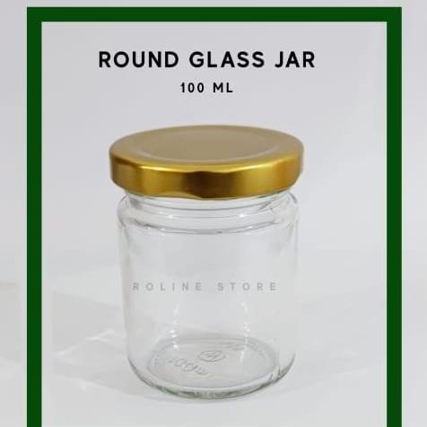 BOTOL KACA 100ML | JAR KACA MADU/SELAI/BUMBU