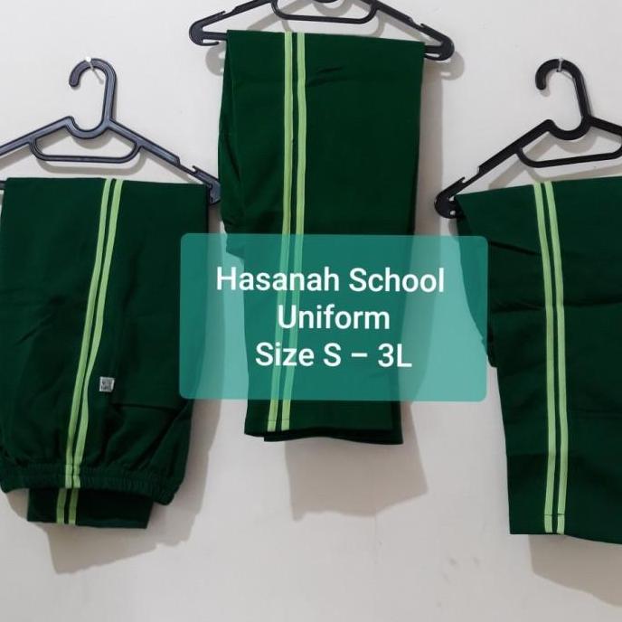 Seragam Sekolah SD Al Azhar " CELANA TRAINING " Uk. XS - 10 L