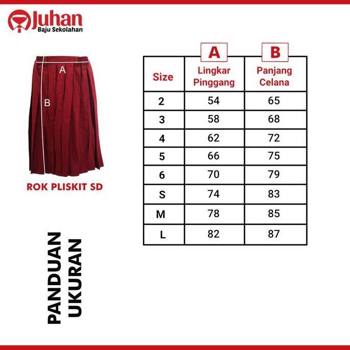 Setelan Seragam Sekolah SD Panjang Baju Sekolah SD Putri Seragam SD MI