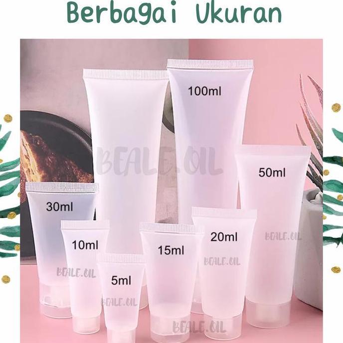 Tube Kosong Plastik Frosted Doff 5ml 10ml 15ml 20ml 30ml 50ml 100ml
