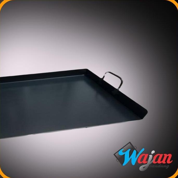 Wajan Datar Roti Bakar John Tepanyaki cumi bakar persegi panjang 40x60