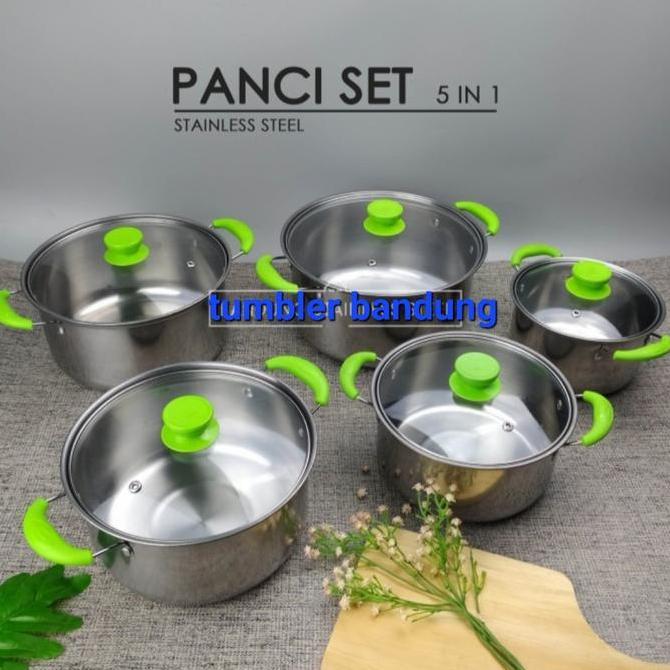panci set Panci stainless panci serbaguna Panci sayur panci bandung