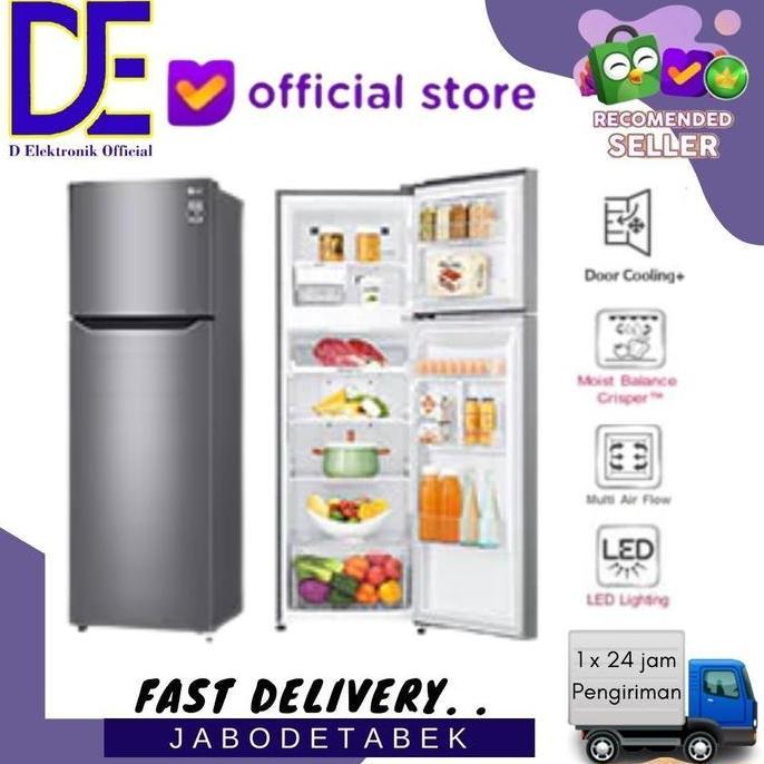 Kulkas 2 Pintu LG GN-G272SLCB 272 Liter Smart Inverter GNG272SLCB