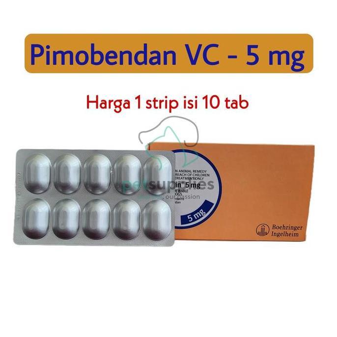 TERBARU - Vetmedin 5 mg For Dog - Harga 1 strip isi 10 tablet