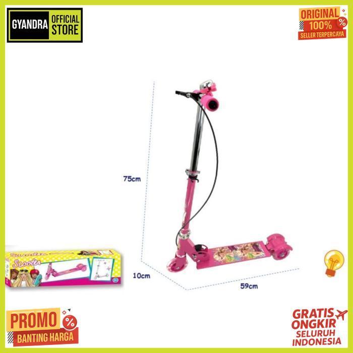 Premium Redfire Toys Mainan Anak Scooter Roda 3 Skuter Gowes Otoped Lampu Karakter Frozen Kitty