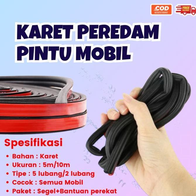 DY14 >> Peredam Pintu Mobil/Karet Peredam Pintu Mobil, Peredam Suara Pintu Mobil Universal Car Door 