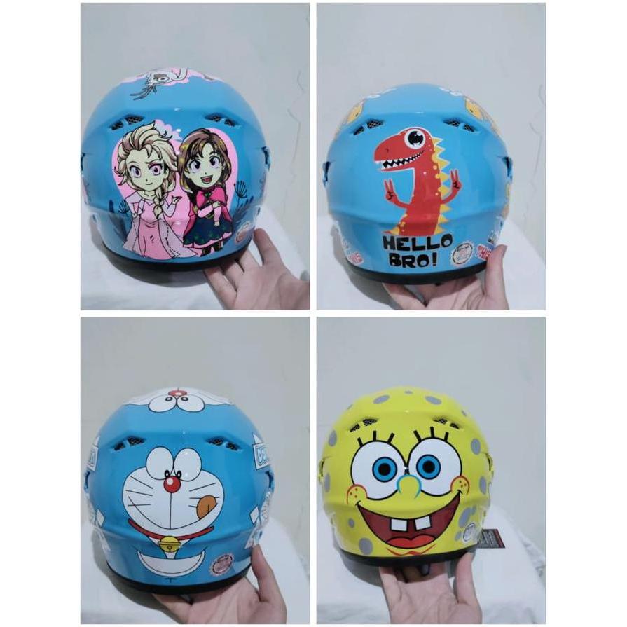 HELM ANAK KECIL / 3 4 5 6 7 8 Tahun LAKI DAN PEREMPUAN BISA / HELM