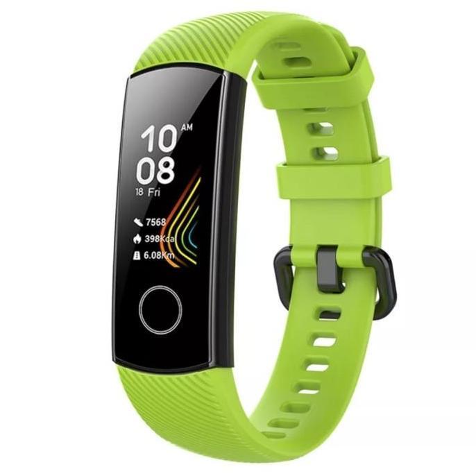 STRAP TALI SILICONE HUAWEI HONOR BAND 5 4 JAM SILIKON RUBBER KARET