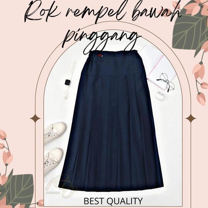 SERAGAM SEKOLAH SMP ROK REMPEL ROK SPAN ROK REMPEL BAWAH PINGGANG
