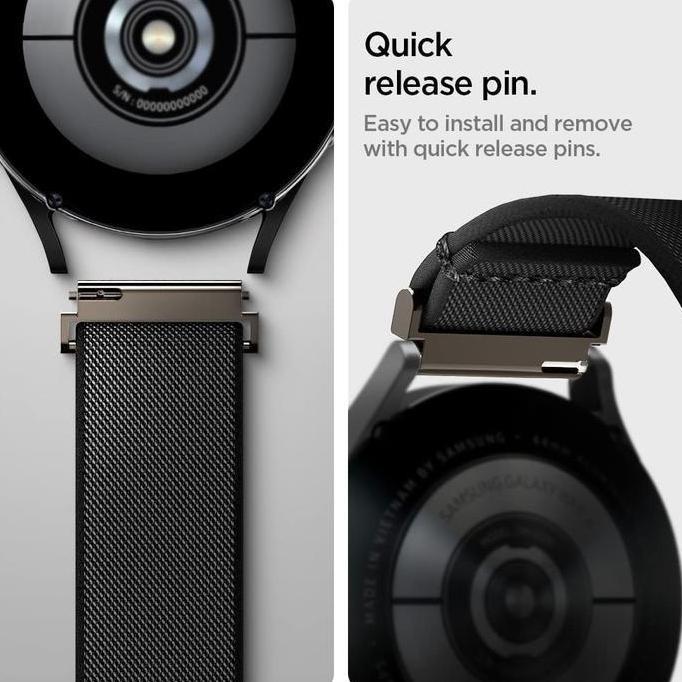 Strap for Galaxy Watch 6 Classic/5 Pro 47/45/44/40mm Spigen Band Lite Fit