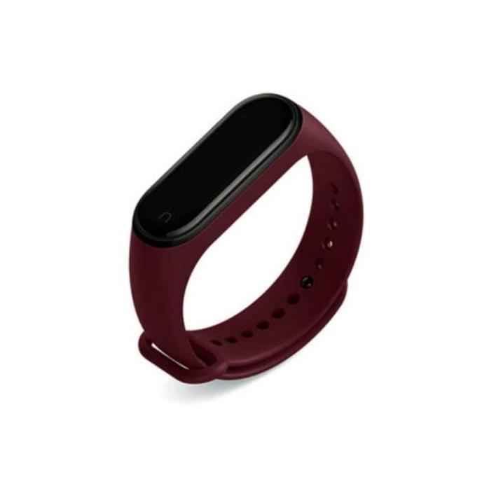 Tali Jam Silicon Strap Replacement Xiaomi MI Band 2 - Black