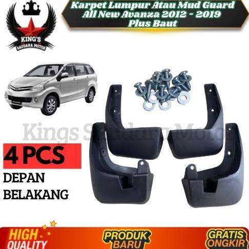DY30 - Mudguard Atau Karpet Lumpur Avanza 2012-2019 Plus Baut Termurah Best Seller Accessories Car F