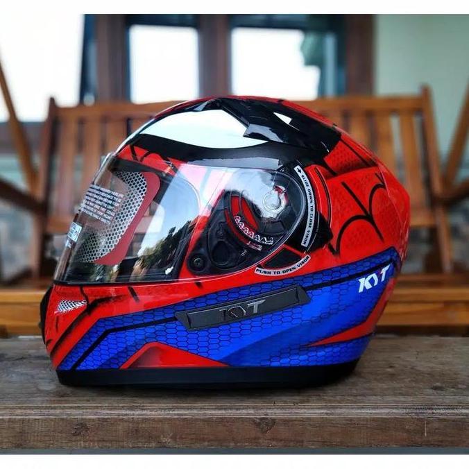 HELM KYT K2 RIDER SPIDERMAN RED