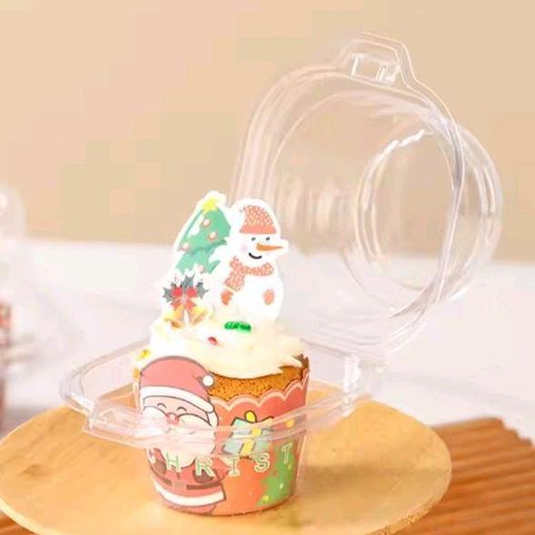 Blister Box Tray Mika Kue Cup Cake Sekat 1