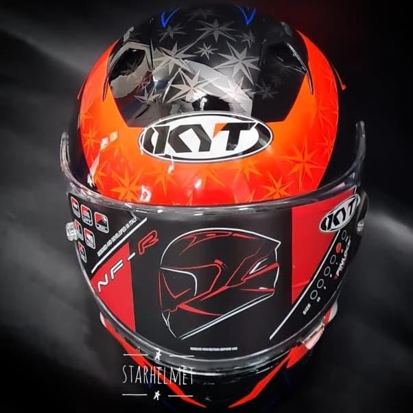 Helm Full Face KYT NFR Force Augusto Fernandez Replica Original