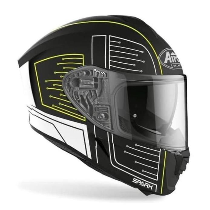 Helm AIROH SPARK CYRCUIT Black Matt