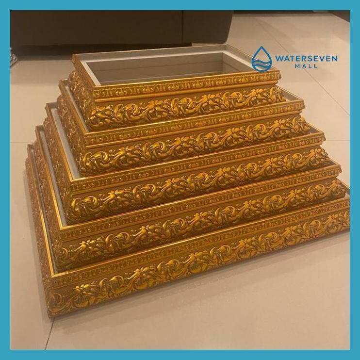 KERAJINAN KAYU - KOTAK HANTARAN FIBER 6CM KOTAK HANTARAN PERNIKAHAN FIBER TINGGI 6CM HARGA SATUAN GO