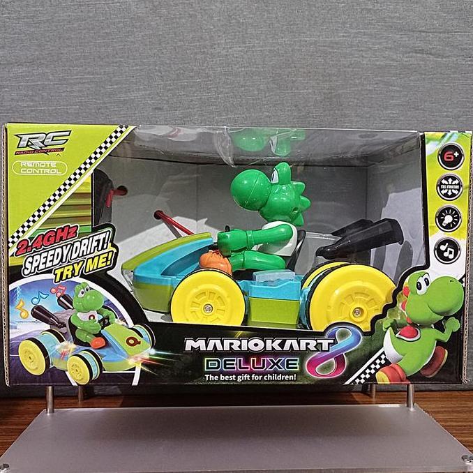Mainan Mobil Remote Control / RC Mario Kart Deluxe Car Toy