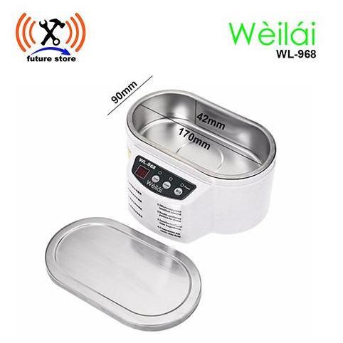 Weilai WL-968 Mesin Ultrasonic Cleaner Jewelry Glasses Cleaning
