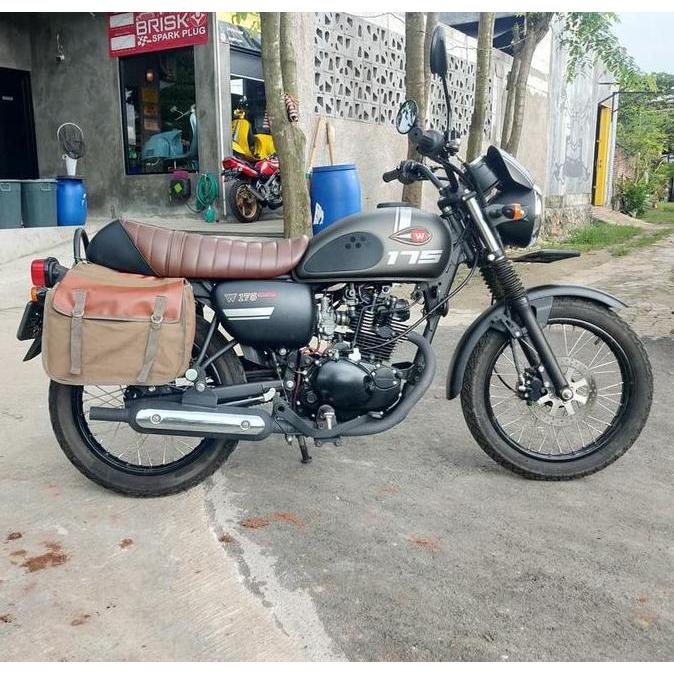 Tas Samping Tas Motor Sidebag Tas Barang Kawasaki W175