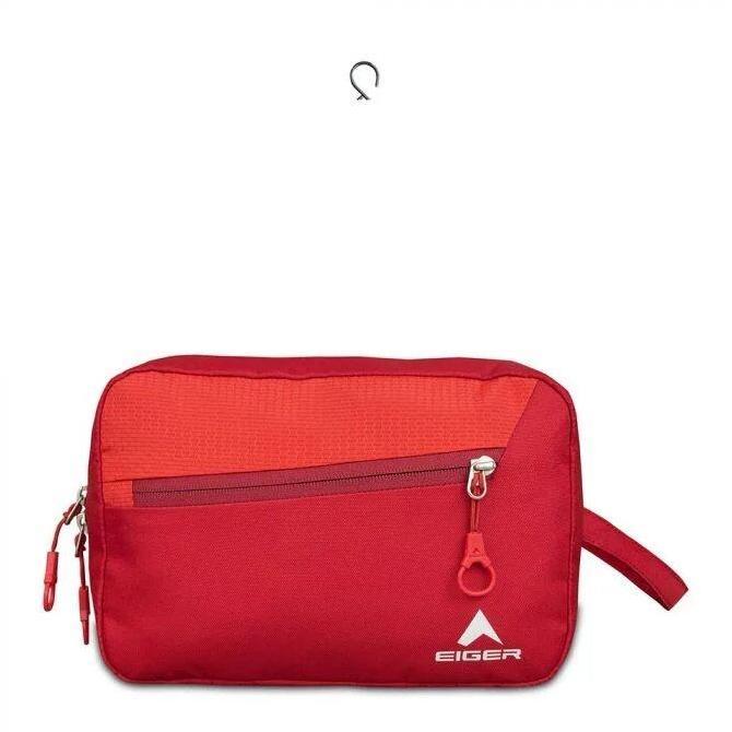 TERBARU - Tas Travel Eiger Pivot Toiletries Bag Multi Purpose 6323 Red Tas Perlengkapan Mandi