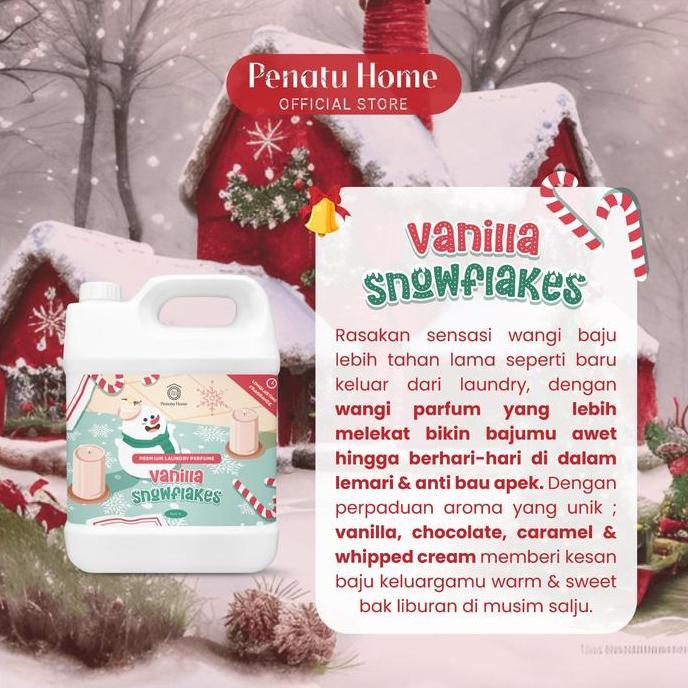 Parfum Laundry Premium Penatu Home - Vanilla Snowflakes 1L IRF