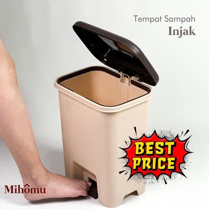 TEMPAT SAMPAH INJAK/TEMPAT KOTAK SAMPAH SEGI /KERANJANG SAMPAH