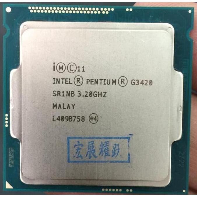 TERBARU PROCESSOR DUAL CORE G3420 LGA1150 INTEL DUAL CORE G3420 TRAY