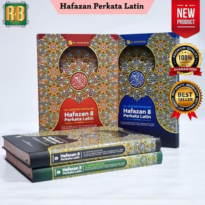 Al Qur'An Hafazan 8 Blok Perkata Latin A4 Terjemahan Ukuran Besar