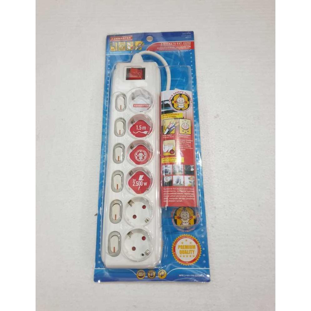 Stop Kontak  / Colokan Listrik Lubang On Off KENMASTER Stop Kontak