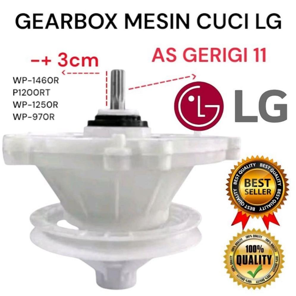 GearboxGirbok Mesin Cuci LG 2 Tabung Pully Dua LG WP1460Rp1200RTWP970RWP1250RWP970QWP1310WP1250QWP89