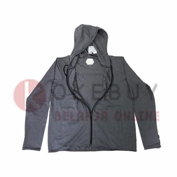 Promo Jaket Pria Kalibre Reversible 970147 100 Grey Tua Sweater Man Ori COD