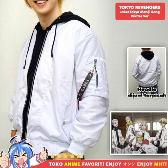 Promo Jaket Bomber Anime Tokyo Revengers Tokyo Manji Kai Winter Mikey Draken COD