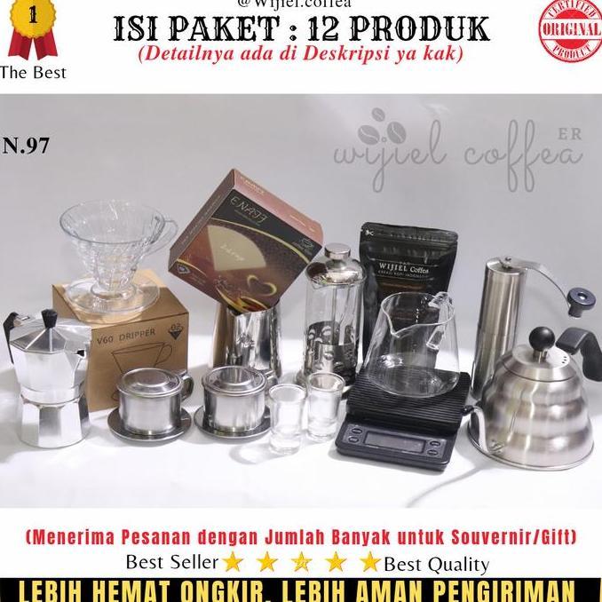 TERMURAH - PAKET ALAT KOPI MURAH LENGKAP ALAT KOPI RUMAHAN - SET ALAT KOPI MURAH - PAKET ALAT KOPI L