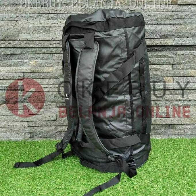 NEW Tas Duffel Eiger 910005601 Layover 50 Folded Duffle 50L Black