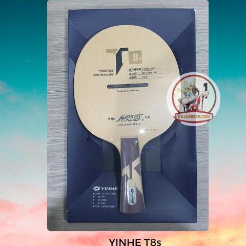 Yinhe T8s - Blade Kayu Pingpong Carbon Kev Bet Tenis Meja T8-s T-8s