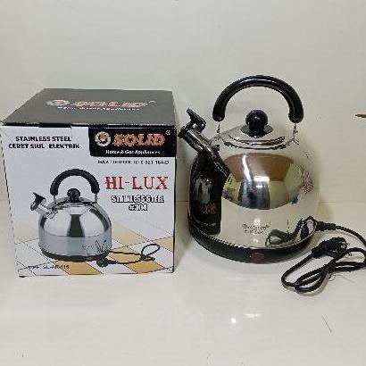 TEKO LISTRIK CERET PEMANAS AIR / KETTLE SOLID 5.5 LITER HI-LUX 304