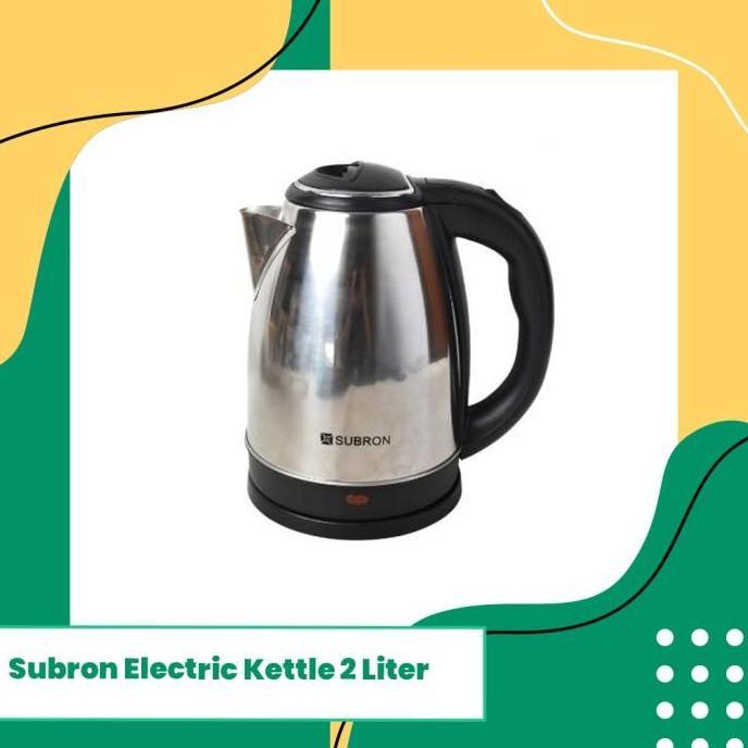 Subron Electric Kettle Teko Listrik 2Liter Silver