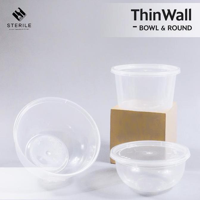 cup puding 200 ml / mangkuk plastik 200 ml thinwall / bowl 200 ml