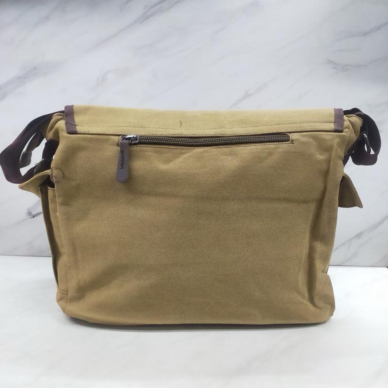 Tas selempang pria kanvas impor tas selempang ziarah tas selempang kanvas