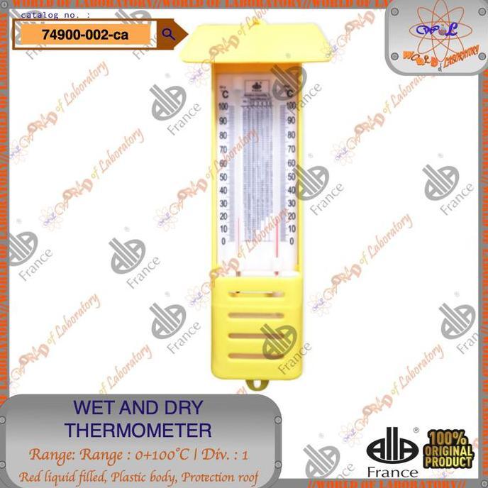 Alla France Wet And Dry Thermometer