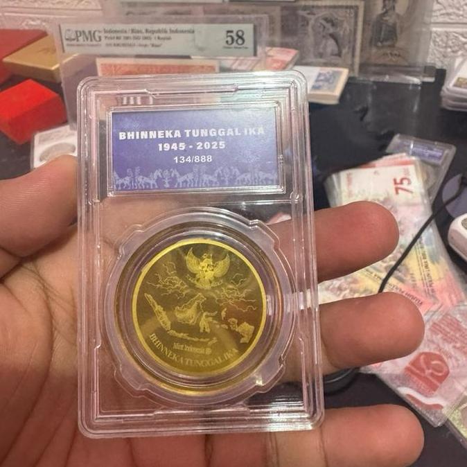 Koin Emas Peringatan Kemerdekaan ke 80 SMR