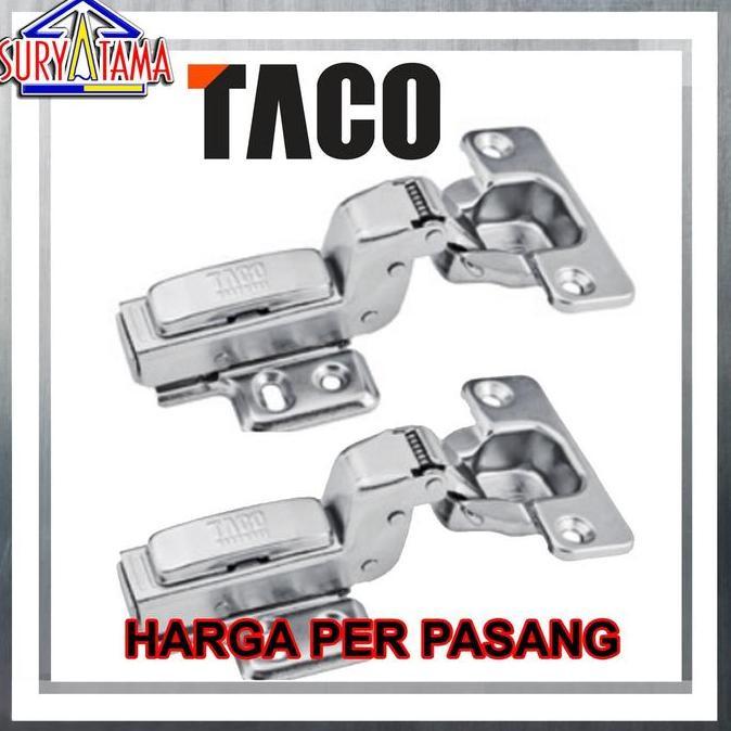 favorit] Engsel Sendok FULL BUNGKUK TACO ET-01 / C Inset Hidrolik Slow Motion