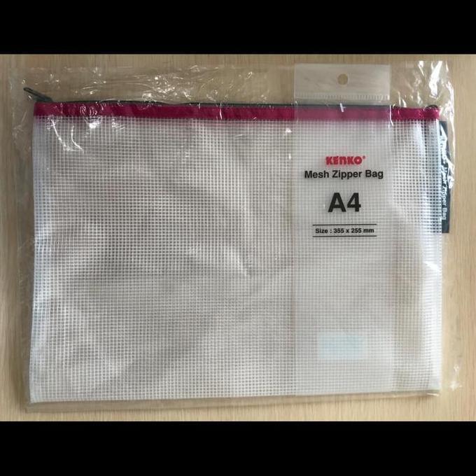 Kenko Mesh Zipper Bag A4